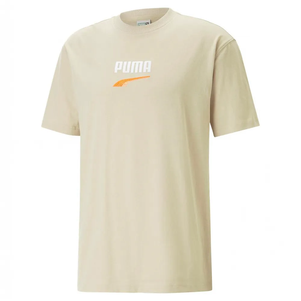 PUMA 男 流行系列Downtown Logo 短袖 T恤 運動 休閒 舒適 米色 歐規 - 53248873 歷史價格詳細信息