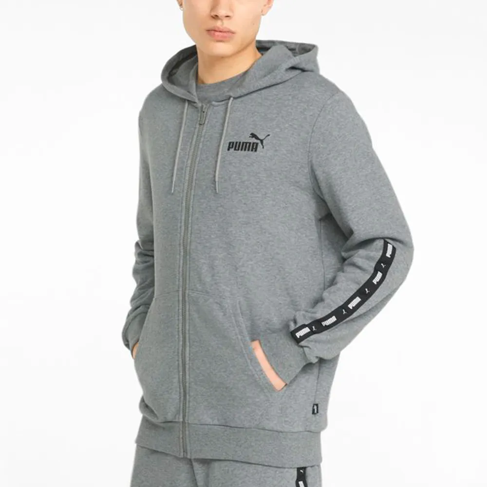 Puma TAPE 男 黑 基本 運動 休閒 長厚 連帽 長袖 84738501 歷史價格詳細信息
