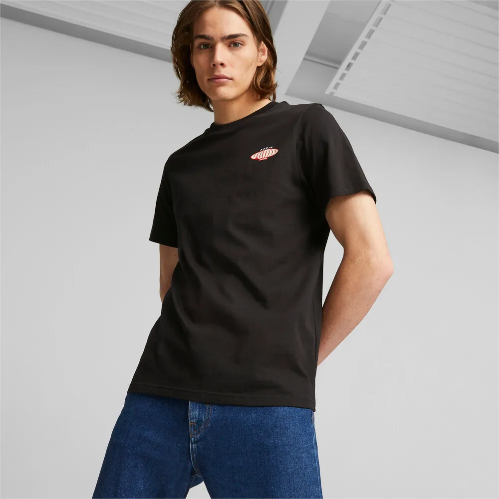 PUMA 短T 流行系列 DOWNTOWN 湖綠 橘LOGO 短袖 T恤 男 53824884 歷史價格詳細信息