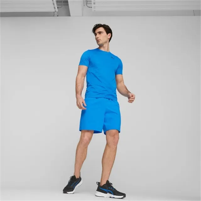 PUMA 短T 慢跑系列 FAV 藍 麻花 短袖 T恤 男 52315120 歷史價格詳細信息