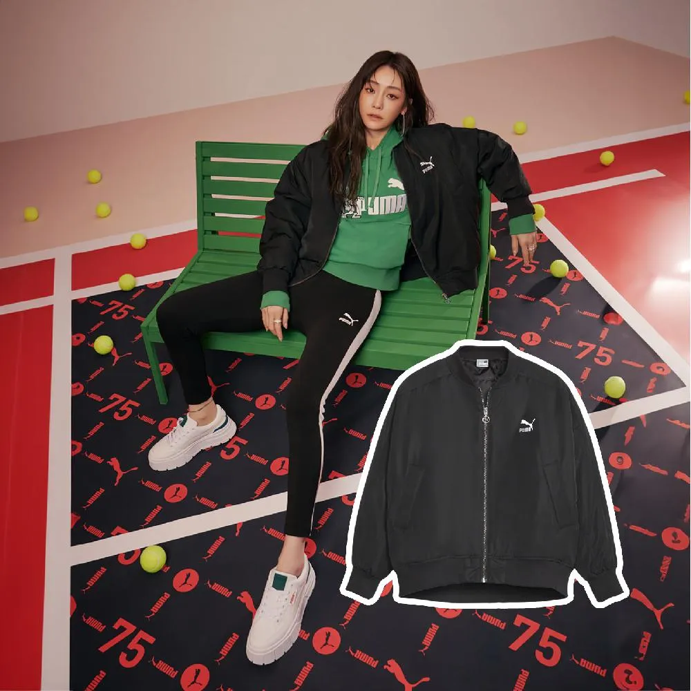Puma 外套 T7 Bomber 女款 黑 寬鬆 飛行外套 基本款 鋪棉 謝欣穎 著用款【ACS】 62168901 歷史價格詳細信息