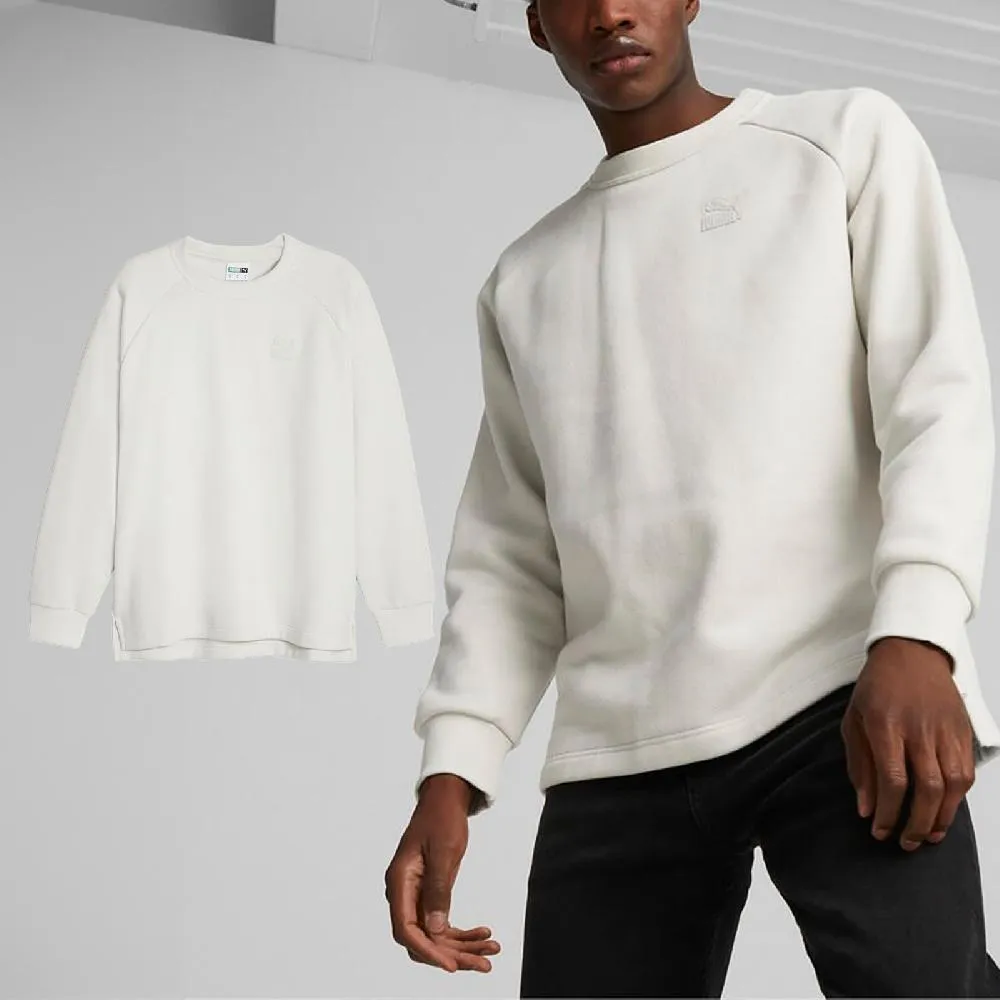 Puma 彪馬 長袖上衣 Squad 女款 藍 米白 膠印LOGO 微短版 王淨 著用款 長袖 67789814 歷史價格詳細信息