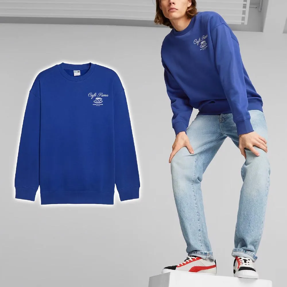 Puma 彪馬 長袖上衣 Squad 女款 藍 米白 膠印LOGO 微短版 王淨 著用款 長袖 67789814 歷史價格詳細信息