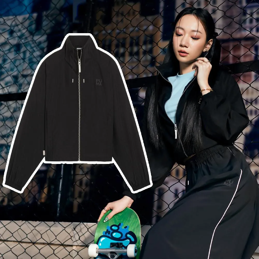 Puma 彪馬 外套 Infuse 女款 黑 短版 拉鍊口袋 立領 風衣 夾克 Julia 吳卓源 著用款 62430701 歷史價格詳細信息