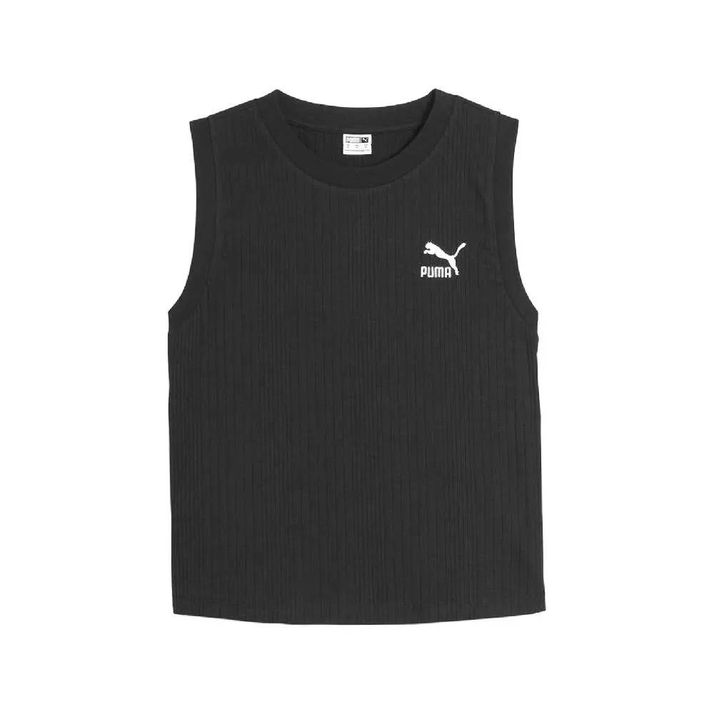 Puma 彪馬 背心 Infuse Tank Top 女款 藍 象牙白 短版 合身 無袖 Julia 吳卓源 著用款 62430822 歷史價格詳細信息