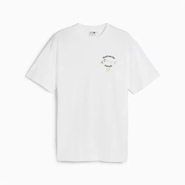 PUMA 短T 流行系列 DOWNTOWN 湖綠 橘LOGO 短袖 T恤 男 53824884 歷史價格詳細信息