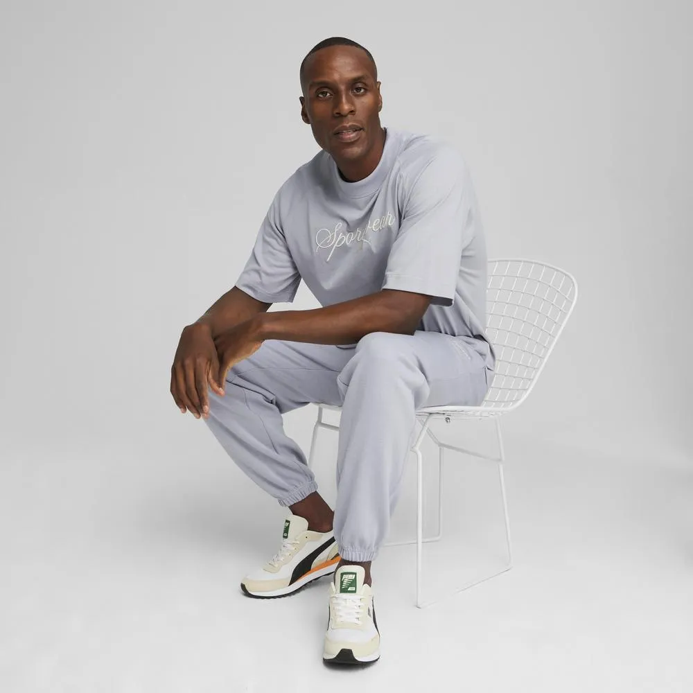 PUMA 短T 流行系列 DOWNTOWN 湖綠 橘LOGO 短袖 T恤 男 53824884 歷史價格詳細信息