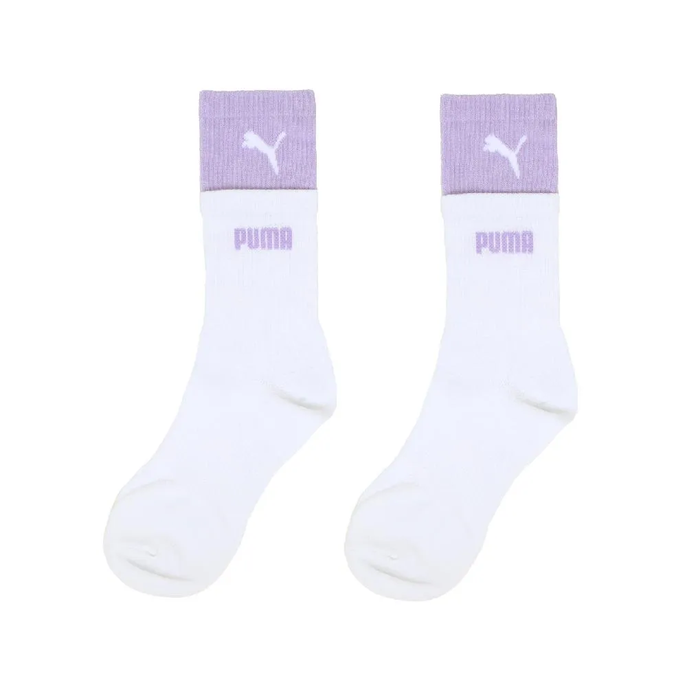 Puma 彪馬 長襪 Fashion Crew Sock 女款 棕 白 中筒襪 休閒襪 襪子 BB145201 歷史價格詳細信息