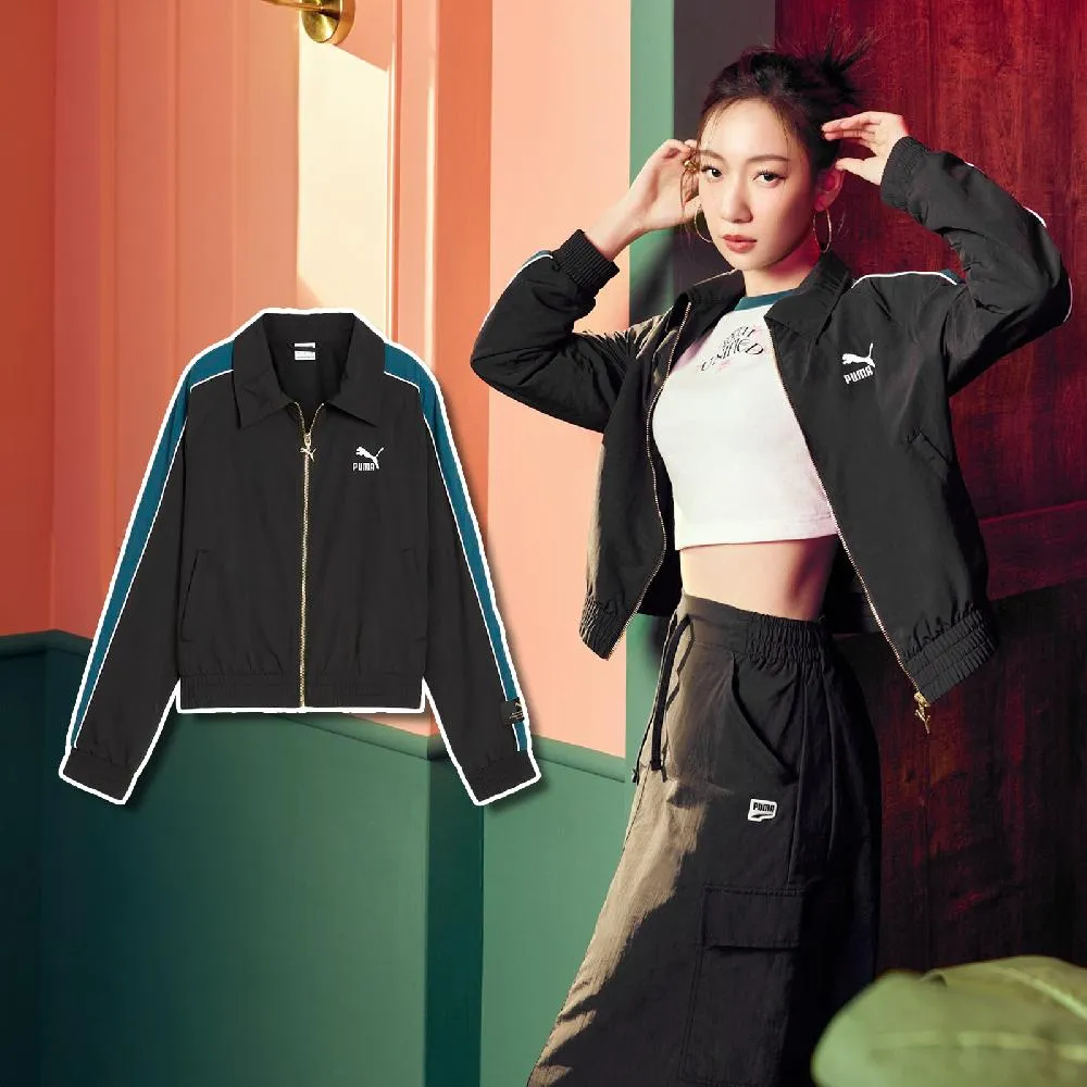 Puma 彪馬 外套 Infuse 女款 黑 短版 拉鍊口袋 立領 風衣 夾克 Julia 吳卓源 著用款 62430701 歷史價格詳細信息