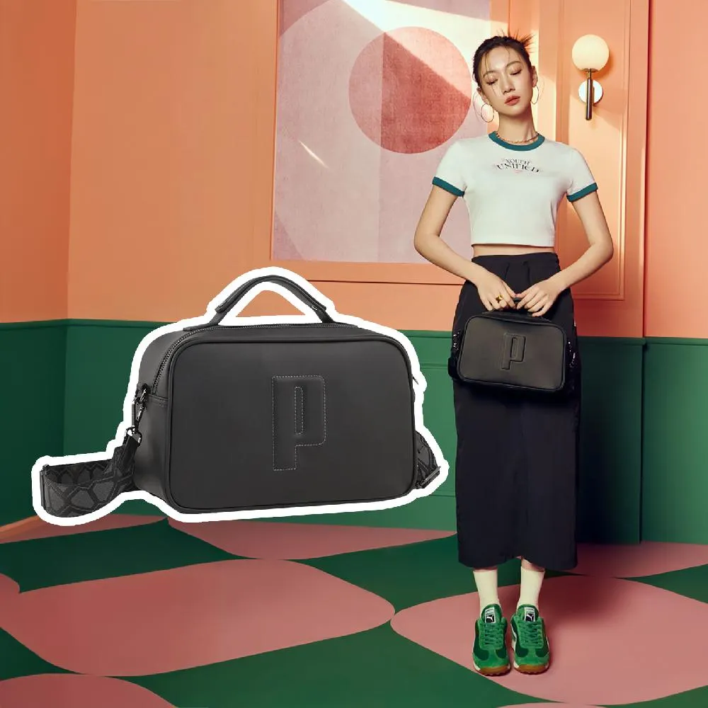 Puma 彪馬 肩背包 BL 黑 多夾層 卡扣背帶 小包 側背 手提包 吳卓源 著用款 09039601 歷史價格詳細信息