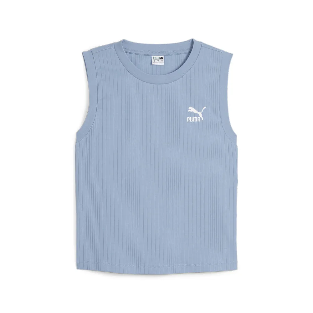 PUMA 背心上衣 流行系列Classics 寬版 休閒 男 53357102 白色 歷史價格詳細信息