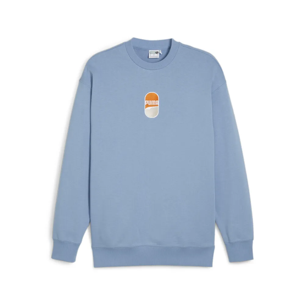 PUMA 圓領套頭衫 流行系列MMQ 長袖上衣 男女款 中性款 53957923 暈染 歷史價格詳細信息