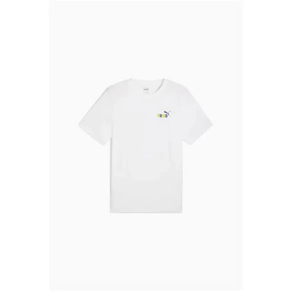 PUMA 基本系列 男 白色 Better ESS 織標 休閒 運動 短袖 T恤67597799 歷史價格詳細信息