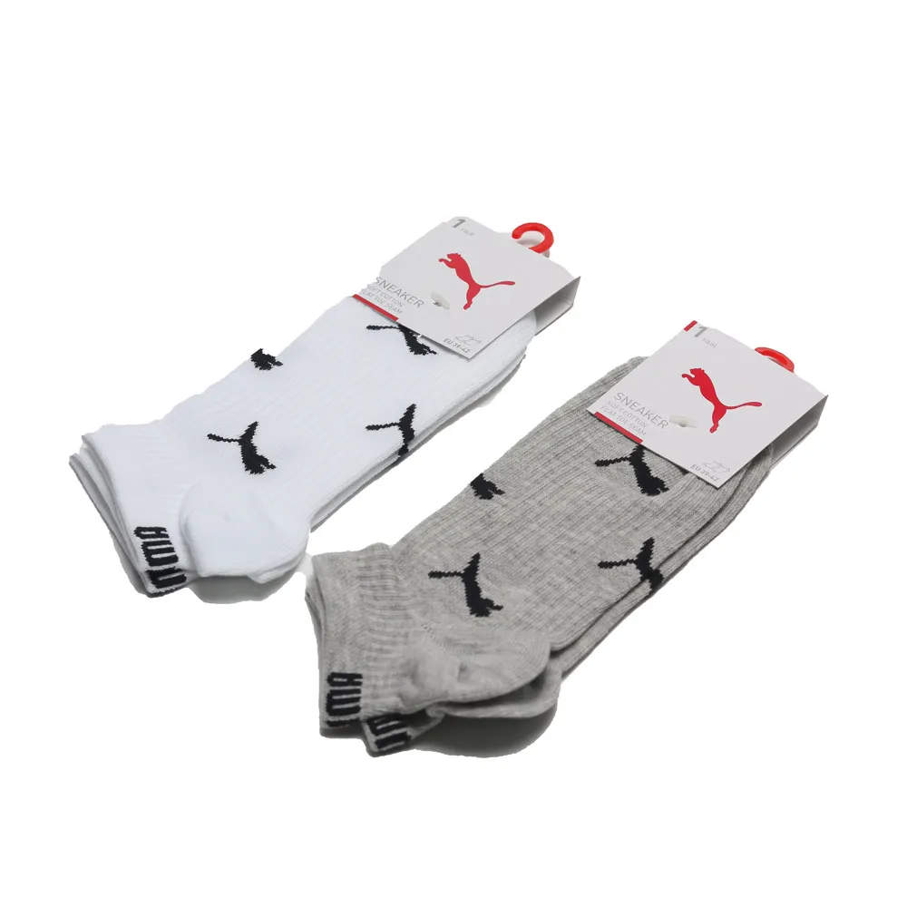 PUMA 襪子 FASHION 跳豹LOGO 白 黃/粉 素色 半統襪 單雙入 男女 BB14450- 歷史價格詳細信息