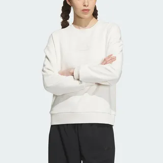 adidas_女性_休閒 長袖上衣_白_IC5148_三葉草 歷史價格詳細信息