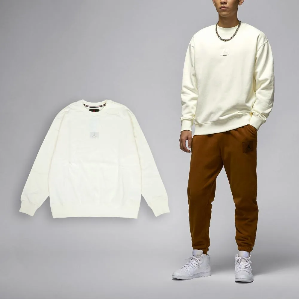 長袖 Jordan Fleece 男款 灰 毛圈布 寬鬆 大學T 衛衣 HQ4889-041 歷史價格詳細信息