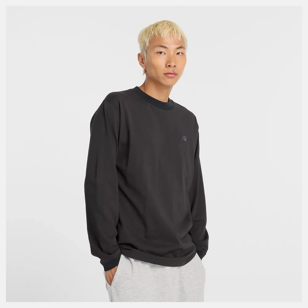 [New Balance]LOGO長袖上衣_女性_黑色_WT41511BK 歷史價格詳細信息