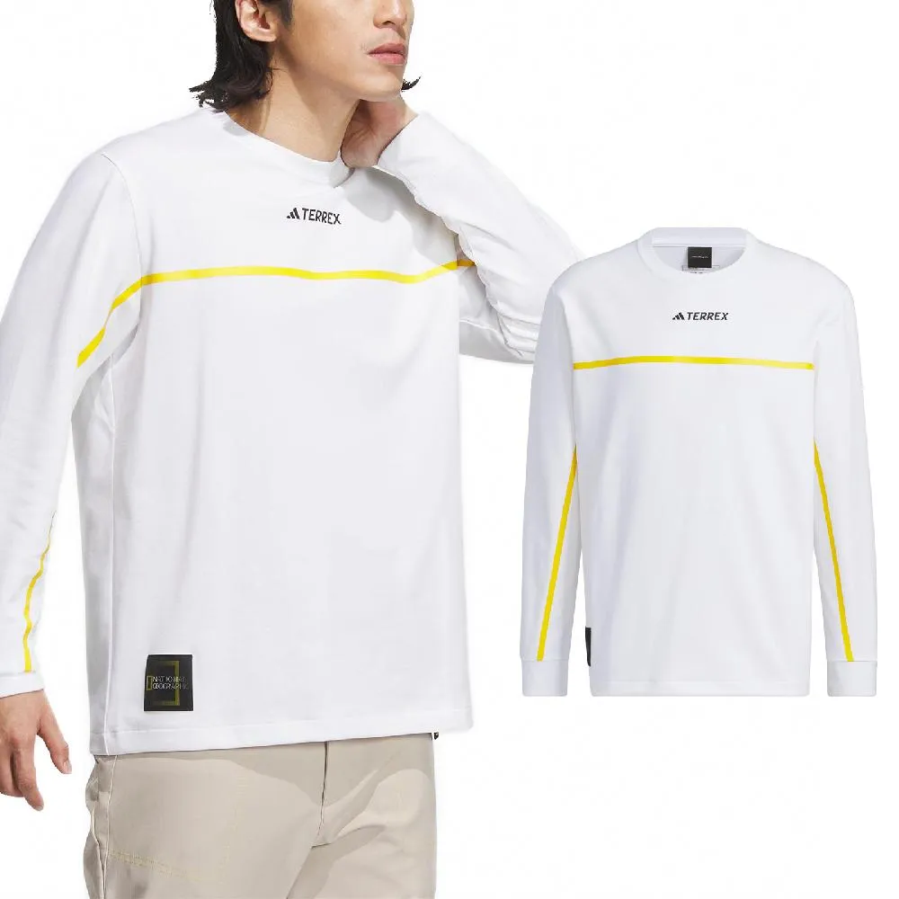 【ADIDAS】NATIONAL GEOGRAPHIC AEROREADY 吸濕排汗 男 長袖上衣 黑-IL8975 歷史價格詳細信息