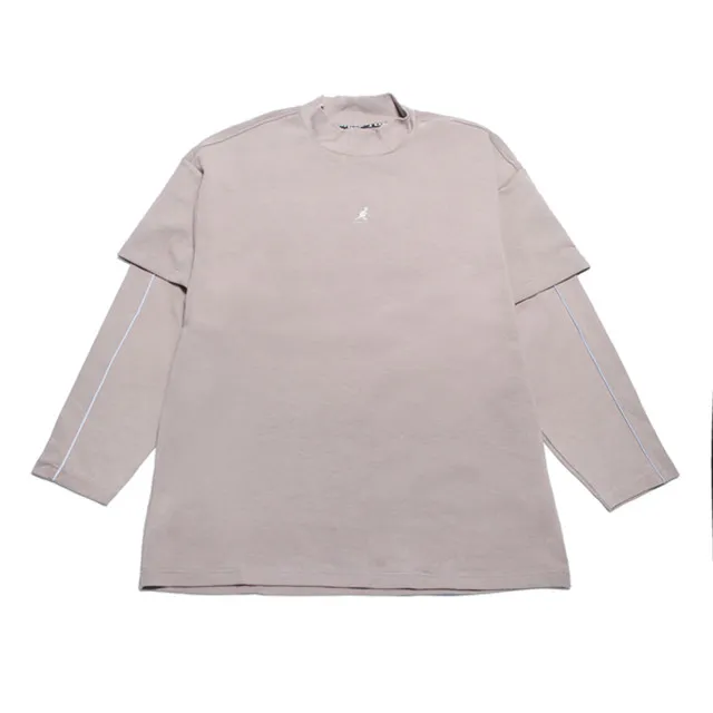 KANGOL 長袖 大學T 中性 深卡其 淺卡其 深藍 水洗圓領T 62551012- 歷史價格詳細信息