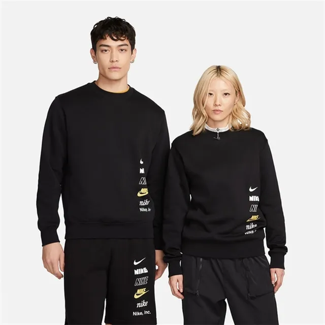 NIKE 大學T 黑色 衣襬串標LOGO 長袖 上衣 男 DX0782-010 歷史價格詳細信息