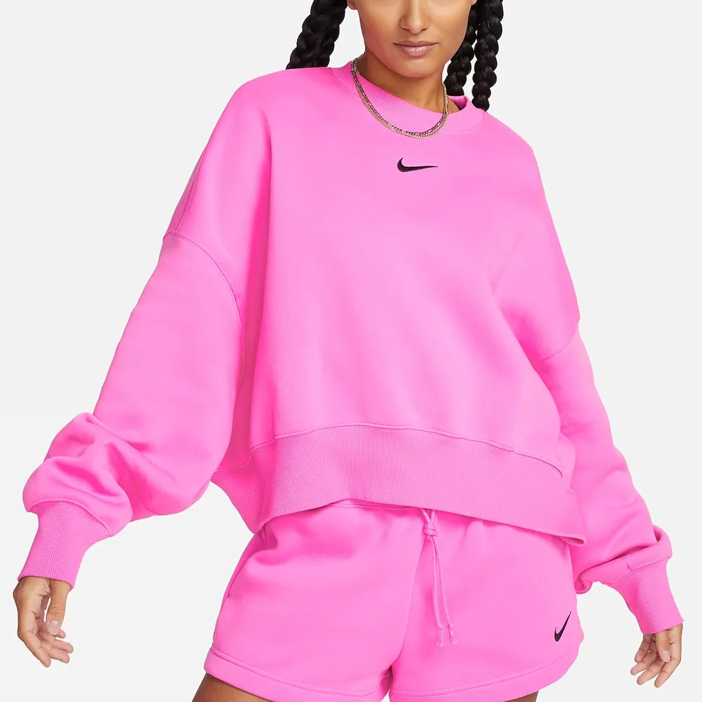 Nike W NSW PHNX FLC OOS PO Hood 女 紅 長袖 帽T 運動 上衣 DQ5859-832 歷史價格詳細信息