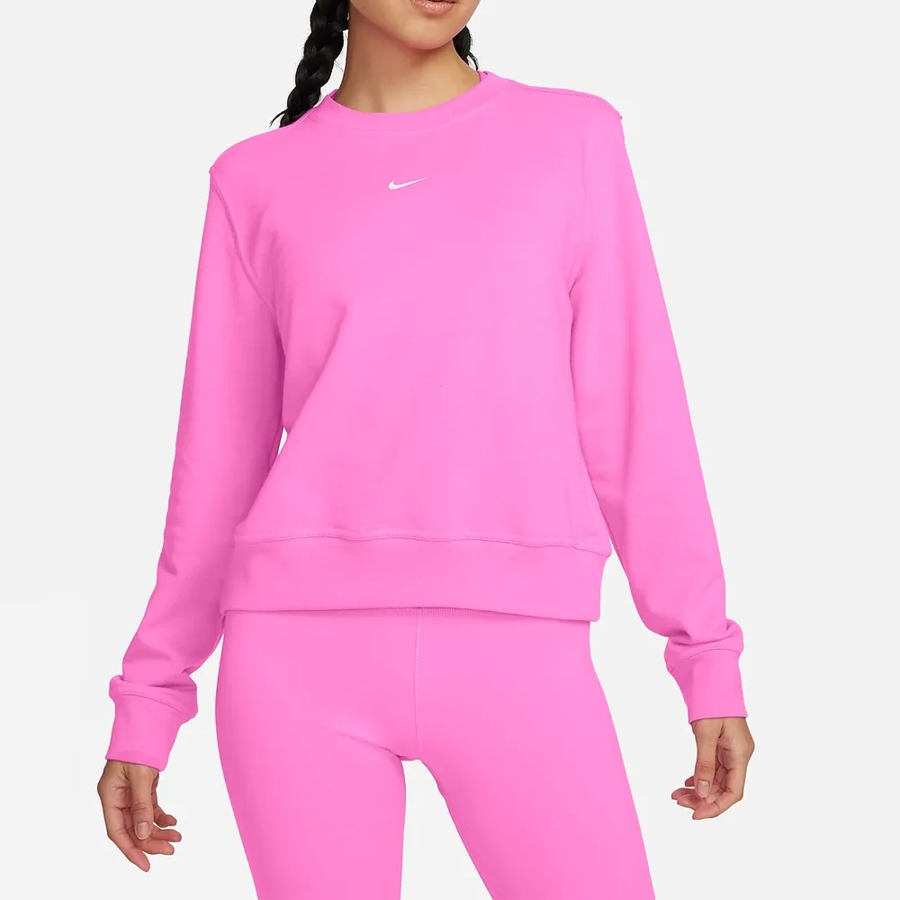 Nike AS W NK One DF Crew LBR 女款 黑色 休閒 冬季 大學T 長袖 FB5126-010 歷史價格詳細信息