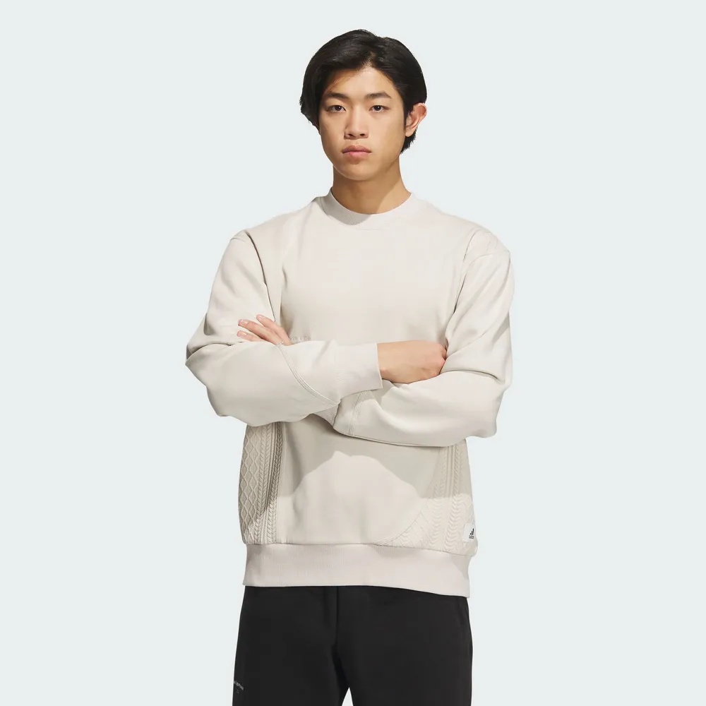 【ADIDAS】ST WF SWEATS 圓領套頭衫 男 黑色-IP4982 歷史價格詳細信息