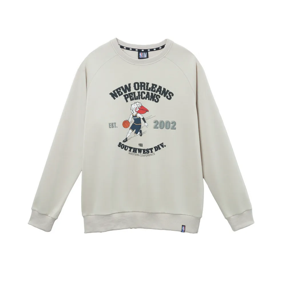 【NBA】中性基本印花T_MEM 長袖上衣 男女 深藍-3455100582 歷史價格詳細信息