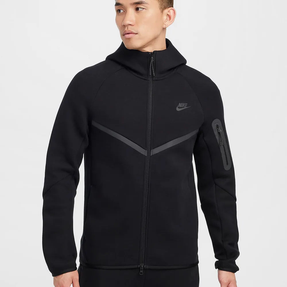 Nike AS M NK TCH FLC FZ WR Hoodie 男 灰色 拉鍊 連帽 外套 FB7922-063 歷史價格詳細信息