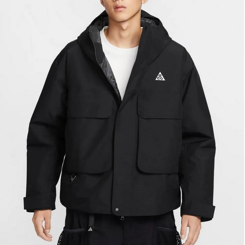 NIKE 防風外套 黑色 運動外套 網眼 左袖有口袋  立領外套 歷史價格詳細信息