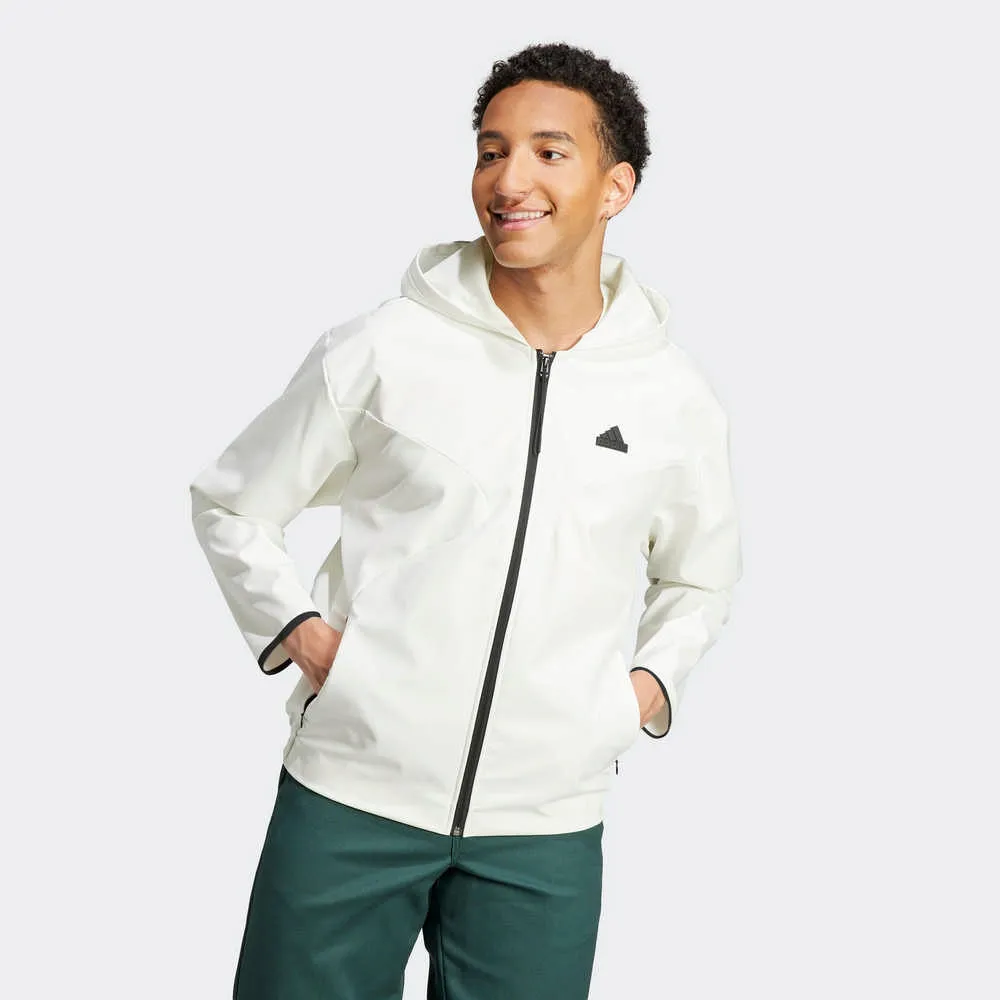 Adidas U CE Q4 FZHD [IJ6092] 男 連帽 外套 亞洲版 運動 訓練 休閒 寬鬆 黑 歷史價格詳細信息