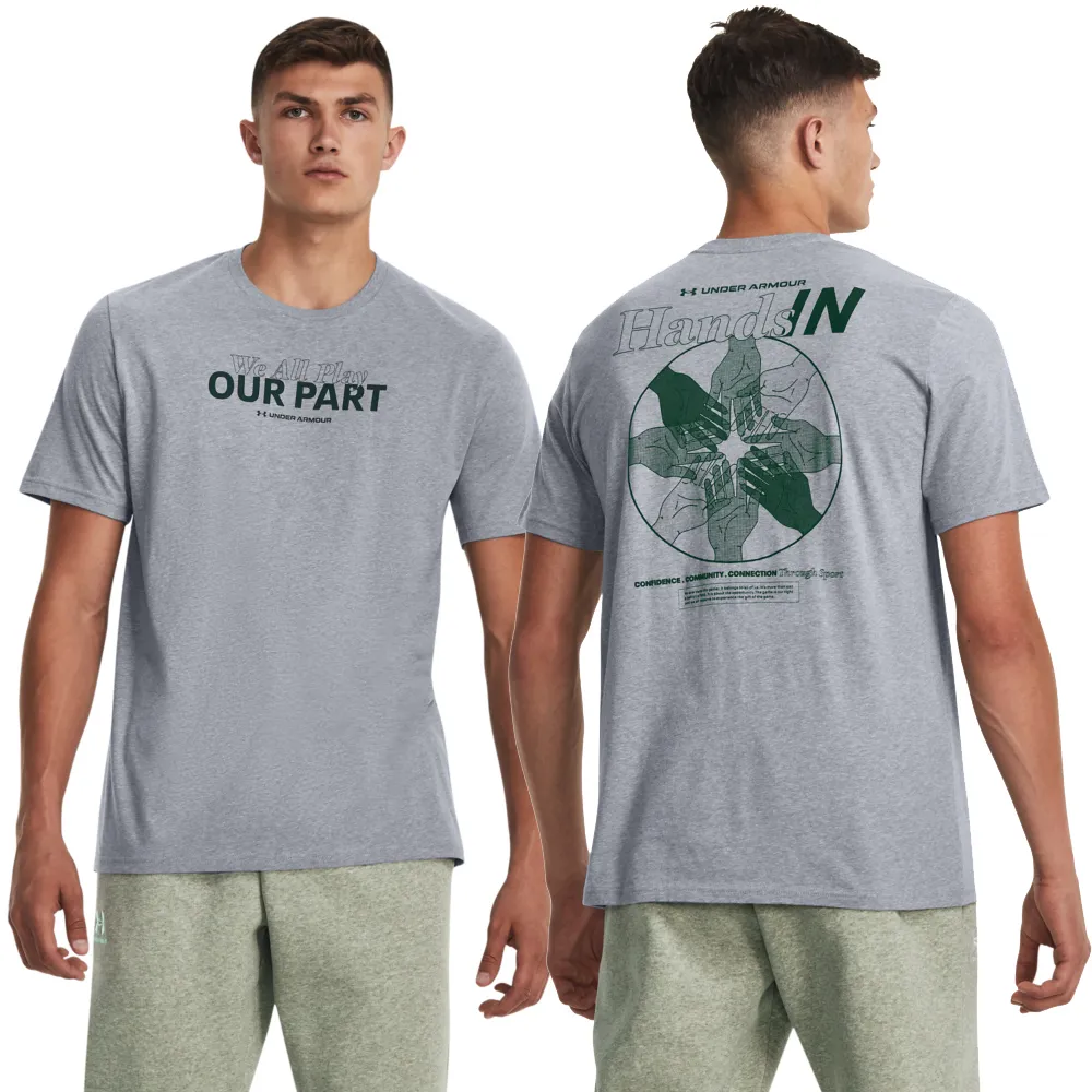 【UNDER ARMOUR】男 WE ALL PLAY OUR PART 短T-Shirt 1379545-100 歷史價格詳細信息