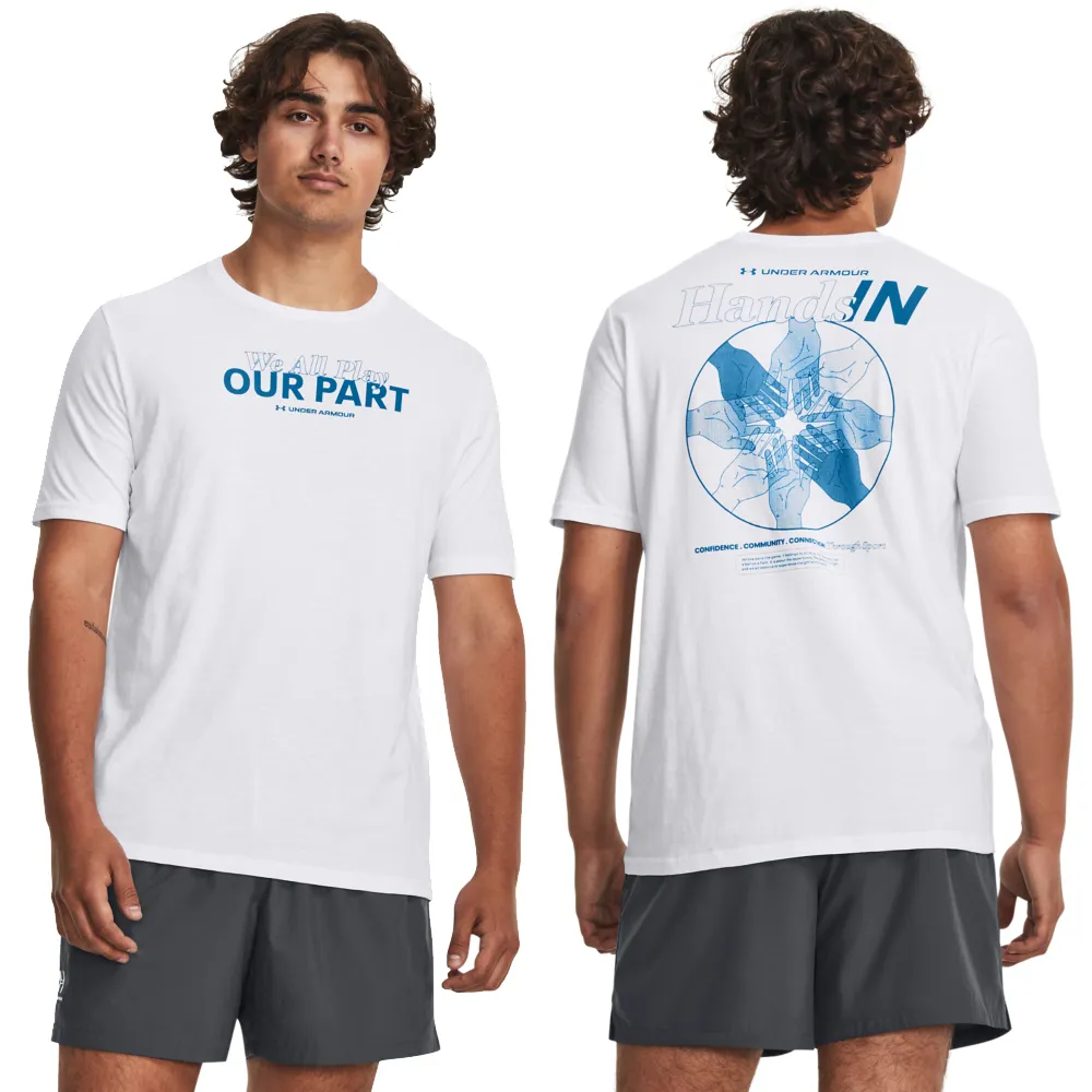 【UNDER ARMOUR】男 WE ALL PLAY OUR PART 短T-Shirt 1379545-100 歷史價格詳細信息
