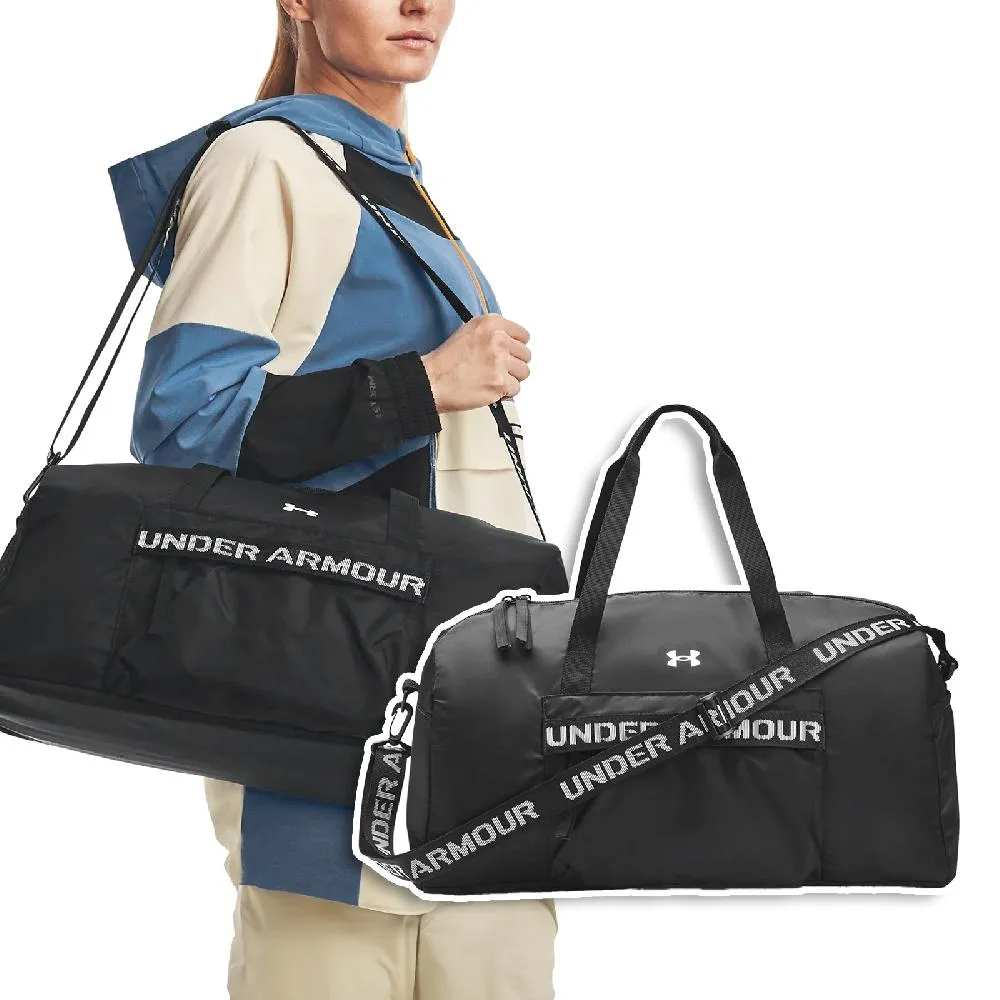 Under Armour 安德瑪 健身包 Gametime Duffle Bag 米白 黑 防潑水 旅行袋 運動包 斜背包 UA 1376466290 歷史價格詳細信息