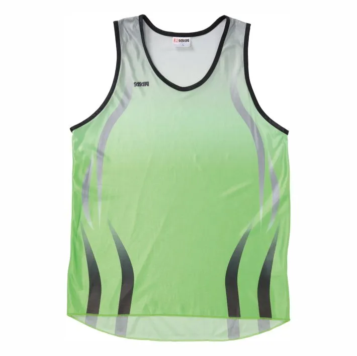 《Sasaki》排汗速乾專業田徑背心(正式徑賽專用)(黑/豔綠)/882039 歷史價格詳細信息