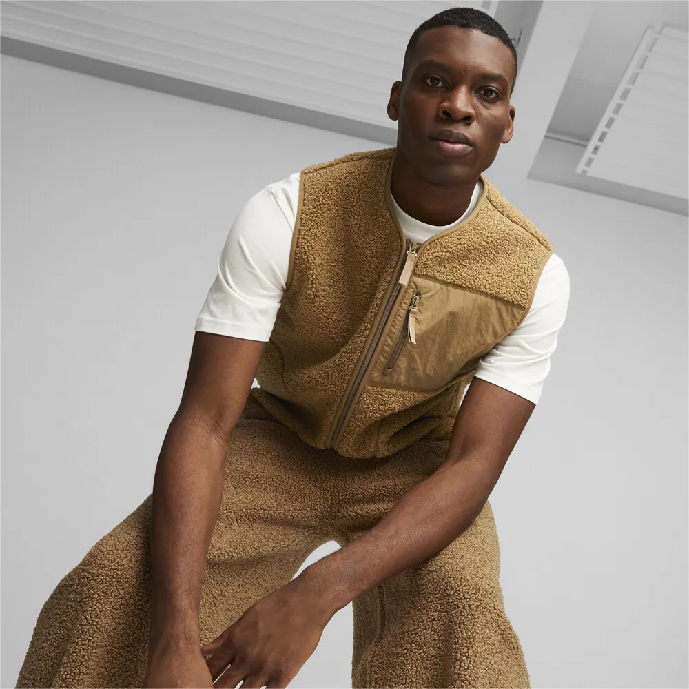 PUMA 背心 流行系列 CLASSICS 卡其 羊羔毛 開襟背心 中性 62522893 價格比較,價格查詢,歷史價格詳細信息