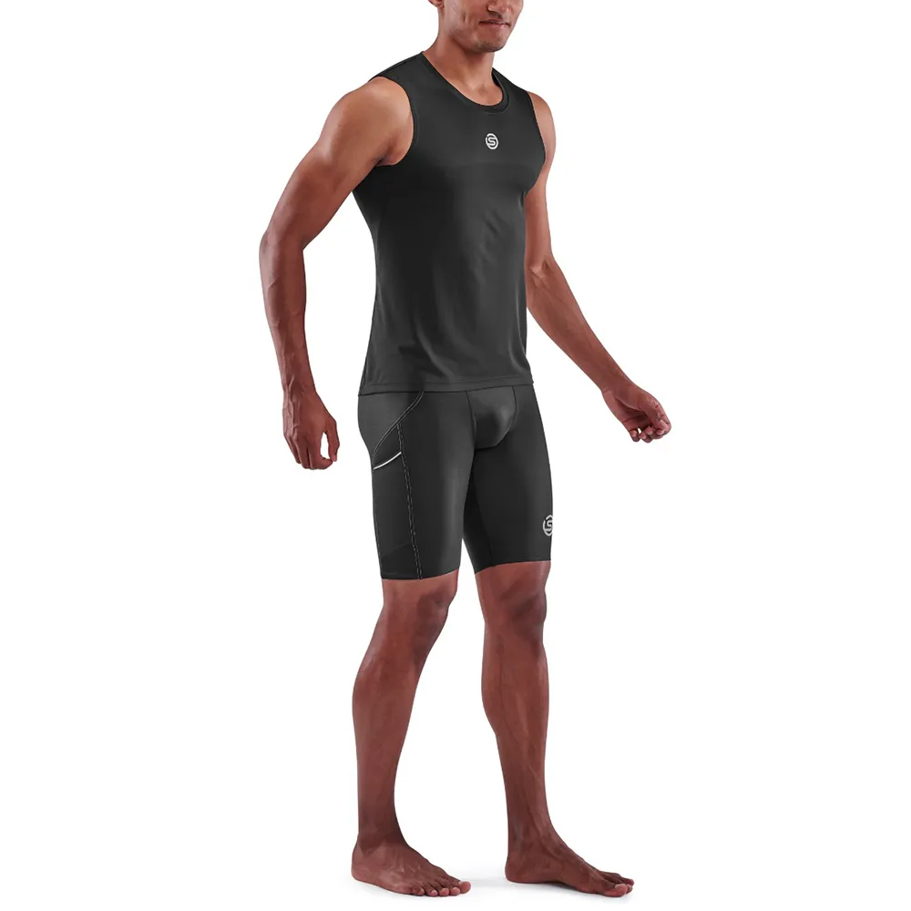 SKINS訓練級二合一壓縮短褲 男 海軍藍 歷史價格詳細信息