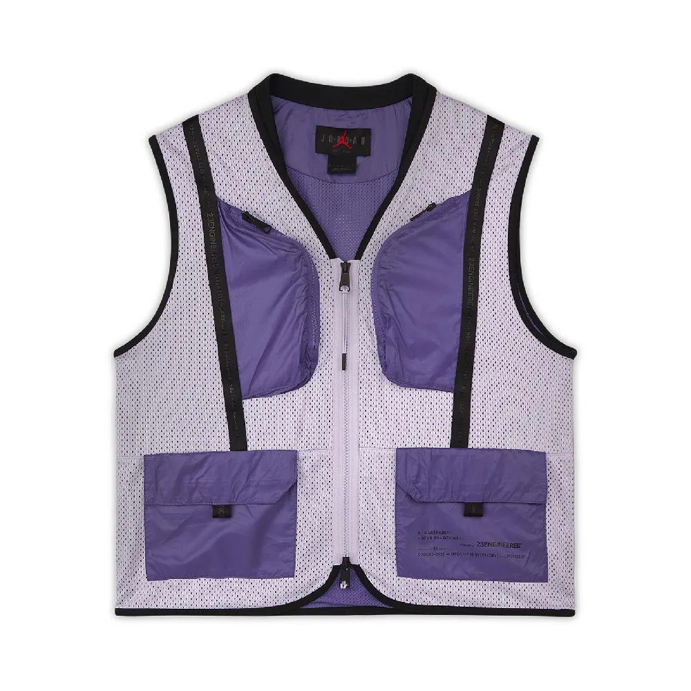 Nike 背心 Jordan Vest 男款 淡粉 白 外套 喬丹 無袖 基本款 工裝風 立領 撞色 FD4800-133 歷史價格詳細信息