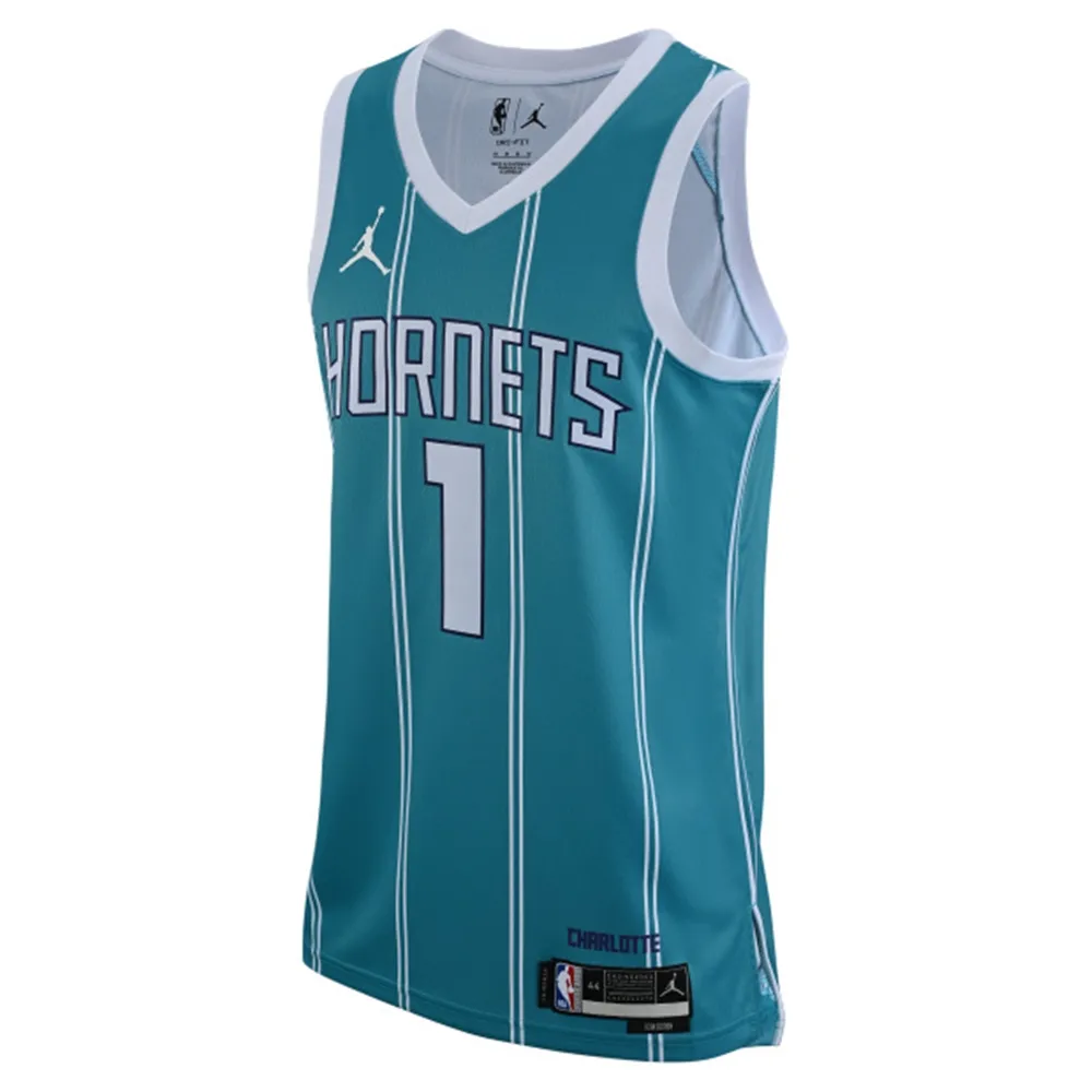 【NIKE】CHA MNK DF SWGMN JSY HWC 23 男 籃球背心 LaMelo Ball 黃蜂隊 藍-DX8610415 歷史價格詳細信息