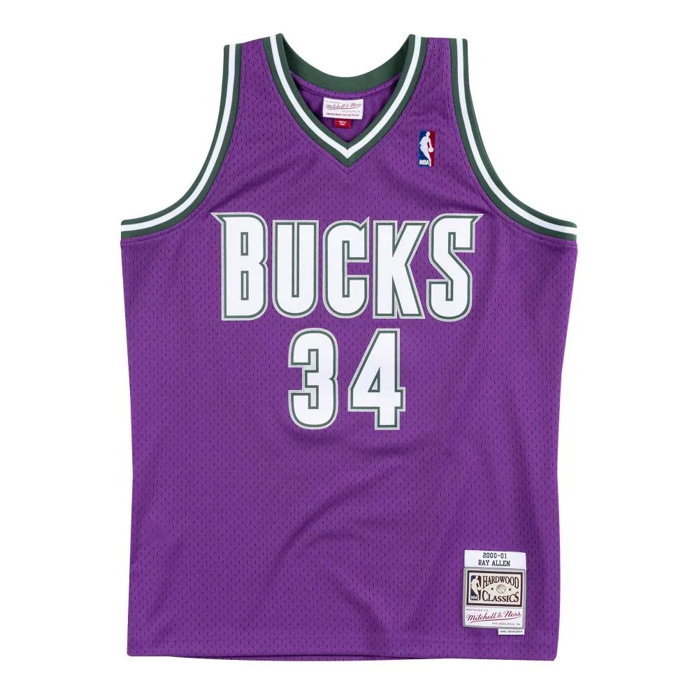 【Mitchell & Ness】 G2二代 Swingman復古球衣 公鹿隊 00-01 #34 Ray Allen 歷史價格詳細信息