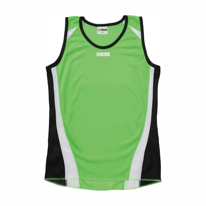 《Sasaki》排汗速乾專業田徑背心(正式徑賽專用)(黑/豔綠)/882039 歷史價格詳細信息