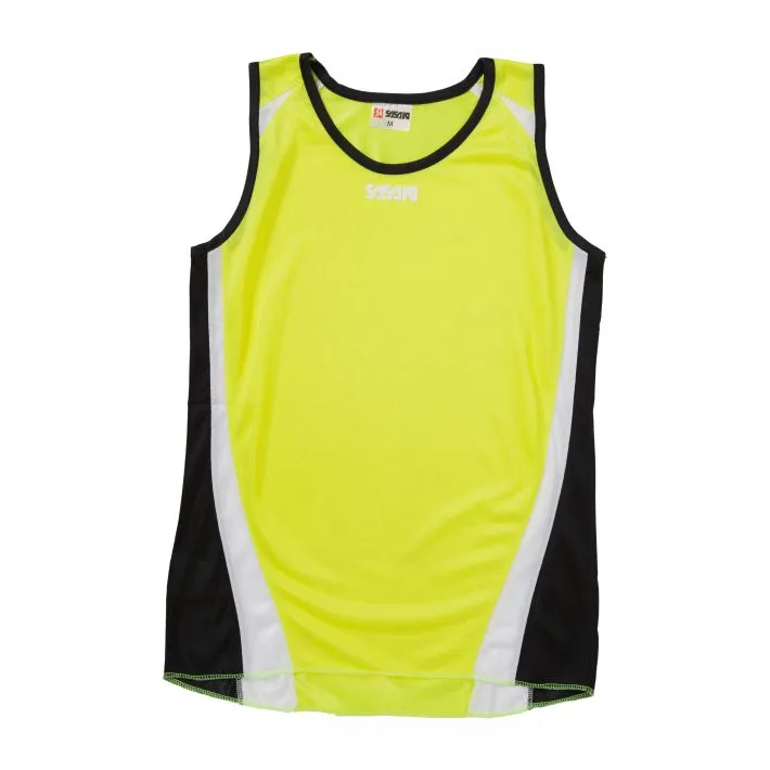 《Sasaki》排汗速乾專業田徑背心(正式徑賽專用)(黑/豔綠)/882039 歷史價格詳細信息