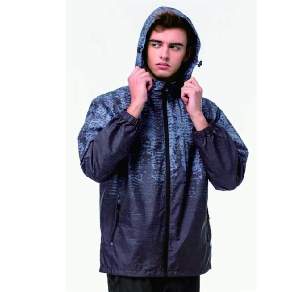 SASAKI 反光防潑水功能平織運動夾克 雙面穿 灰/果綠 尺寸:M-2L 816170 歷史價格詳細信息