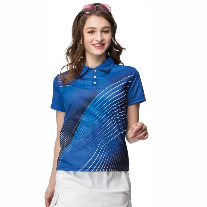 振興5折優惠《Sasaki》(女款)長效性吸濕排汗功能POLO短衫/649015 歷史價格詳細信息