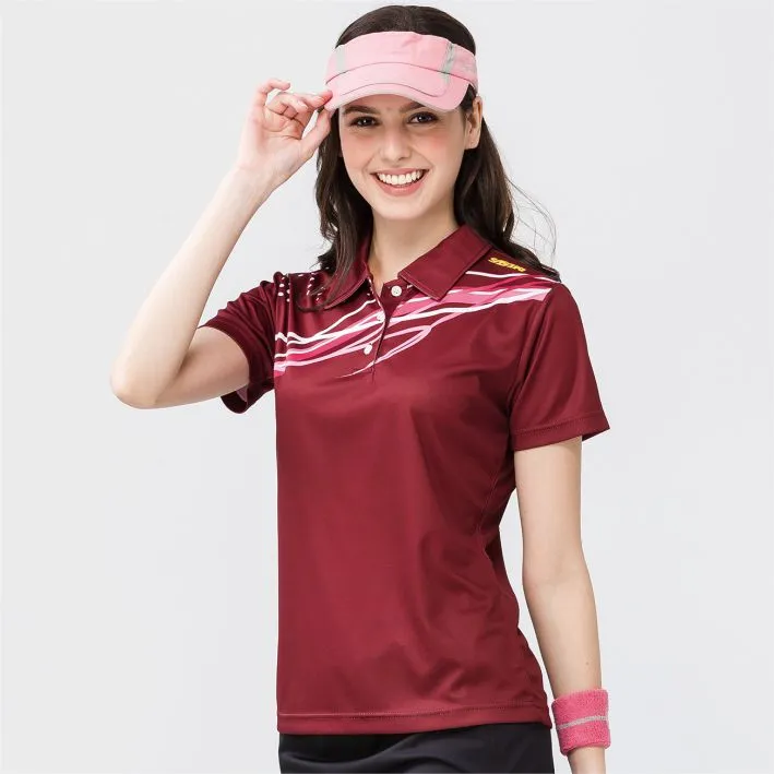 振興5折優惠《Sasaki》(女款)長效性吸濕排汗功能POLO短衫/649015 歷史價格詳細信息