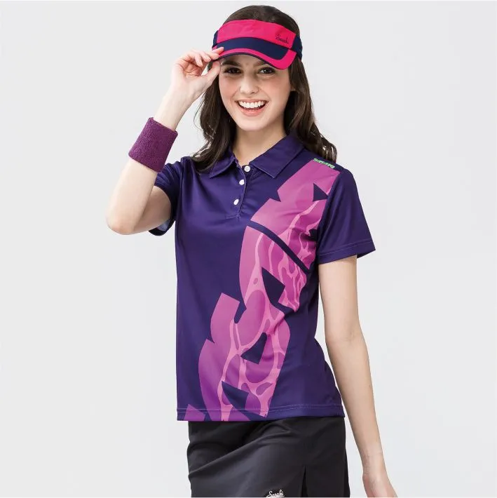 振興5折優惠《Sasaki》(女款)長效性吸濕排汗功能POLO短衫/649015 歷史價格詳細信息