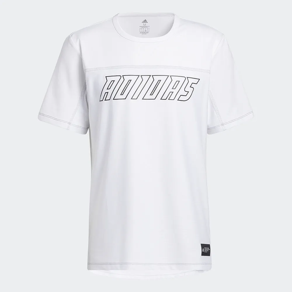 ADIDAS FB HYPE TEE 男 短袖上衣 白-GL0455 歷史價格詳細信息