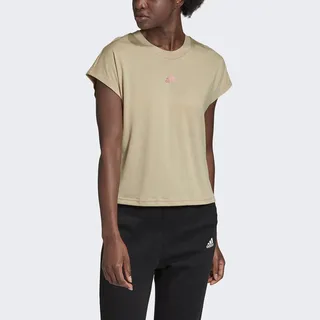 ADIDAS 女 短袖T恤 上衣 CROPPED TEE 寬領 短版 修身 棉質 - H15796 歷史價格詳細信息
