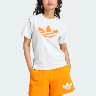 ADIDAS 女 PEARL TREFOIL T 短袖上衣 經典 棉質 - IL2424 歷史價格詳細信息