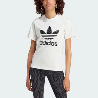 【ADIDAS】ANIMAL TEE A 短袖上衣 女 白色-IJ7781 歷史價格詳細信息